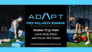 adapt free wellness seminar