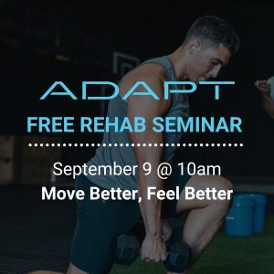 adapt free rehab seminar